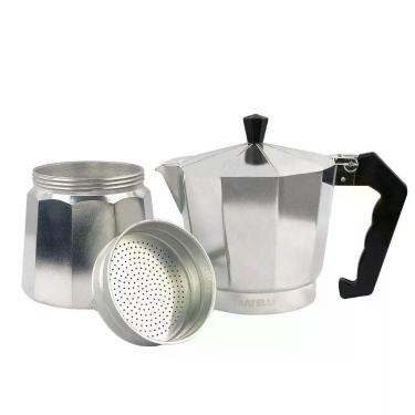Imagem de Cafeteira Italiana Moka Express Faz 9 Xícaras Café Aluminio - Fratelli
