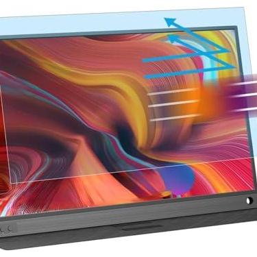 Imagem de MUBUY-GOL Protetor de tela de monitor de 16,1 polegadas, antirreflexo antiluz azul, filtro de tela portátil compatível com Acer/Dell/ARZOPA/KYY/Gechic/ViewSonic 16:9, cuidados com os olhos antirluz