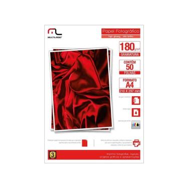 Imagem de Photo glossy paper 180 g - pe031 - multilaser