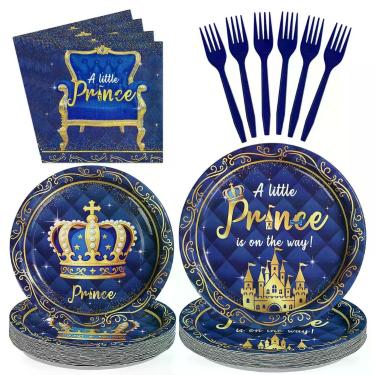 Imagem de Conjunto de Utensílios Descartáveis Greencian Prince 96 peças para Chá