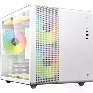 Imagem de Gabinete Gamer C3tech Aquarius Mt-g710 Sem Fans Branco