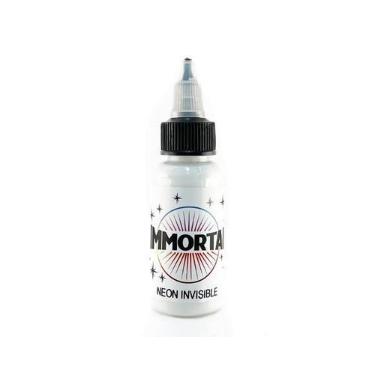Imagem de Tinta para Tatuagem Immortal Ink Neon Invisível 15ml Brilho UV
