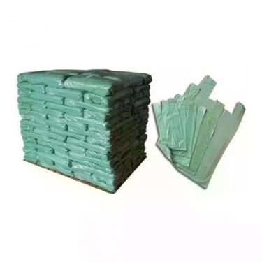 Imagem de Sacola Plástica Reciclada 90 X 100 5 Kilos para Lixo Reforçada Pacote com Média de 65 Unidades Higipack