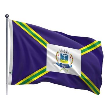 Imagem de Bandeira do Município de Varginha Uma Face Estampada 90x128cm - Qualid