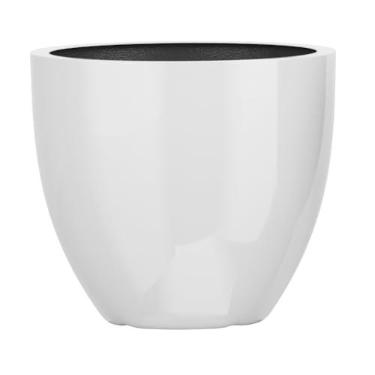 Imagem de Vaso Fibra De Vidro Grande 57cm Tipo Vietnamita Viena (Branco)
