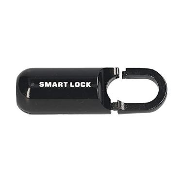 Imagem de Homesen Cadeado Biométrico MQ-1017 Preto, Impressão Digital, À Prova D'água, Sem Chave, Portátil, Antifurto para Bagagem, Bolsa Escolar, Mala de Mão, Bolsa