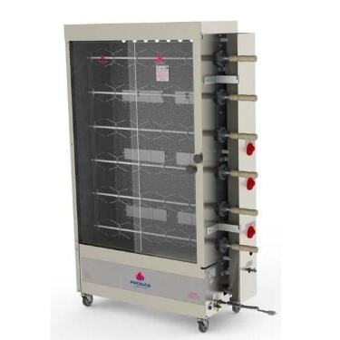 Imagem de Forno-pr631- industrial gas c/06 espetos rotativos-30 frangos progas b