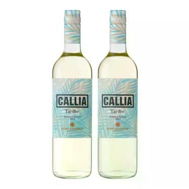 Imagem de Kit 2 Vinhos Callia Tardio Blanco Dulce Branco Argentina 750ml