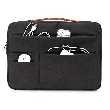 Imagem de Case para Notebook 15.6" Anti-Impacto com Bolsos e Alça - Preta Goldentec | Anti-Impacto, com Bolsos, com Alça