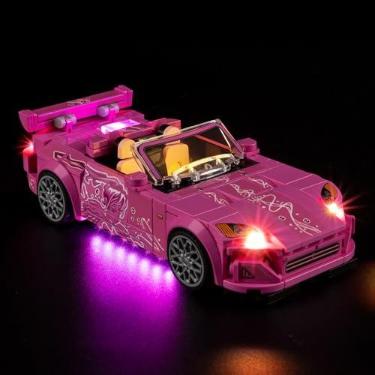 Imagem de Nitemode Light Kit Compatible with Lego 77241 Speed Champions 2 Fast 2 Furious Honda S2000, Upgraded Brightness Adjustable Lighting Accessories(No Model)