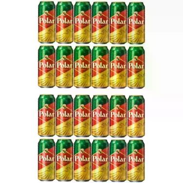Imagem de Cerveja Polar Pilsen Latão Kit 24unid Original Gaúcho 473ml