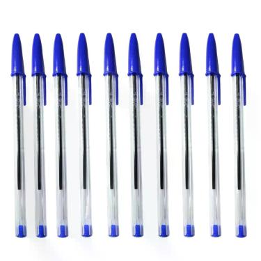 Imagem de Kit 10 Caneta Esferografica Cristal 1.0Mm - Azul - Bic