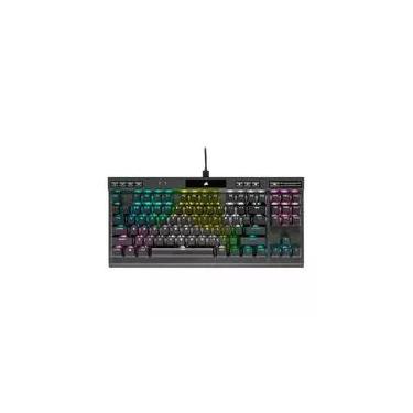 Imagem de Teclado Mecânico Gamer Corsair K70 RGB, TKL Champion Series, Corsair OPX, Preto PBT Keycaps, Anti-Ghosting, US - CH-911901A-NA
