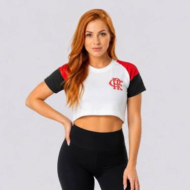 Imagem de Cropped Flamengo Rumo Feminino Branco - Braziline, G