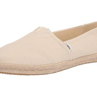 Imagem de TOMS Mocassim feminino Alpargata com corda, Natural, 7.5