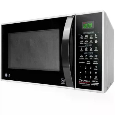 Imagem de Micro-ondas 30 Litros LG Limpa Fácil, Branco e Preto, 110V