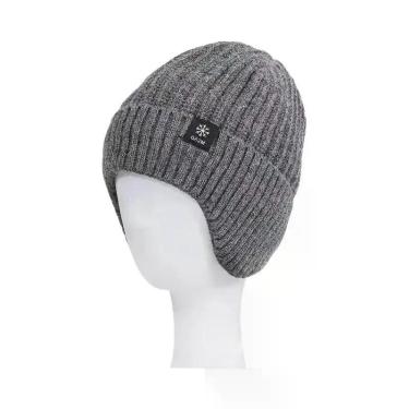 Imagem de Gorro De Lã Quente Para O Inverno Masculino, Tricotado E Espesso, Com 