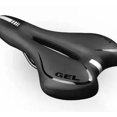 Imagem de Selim Banco Bike MTB Speed com Gel Vazado Confortável 275x155mm Galera