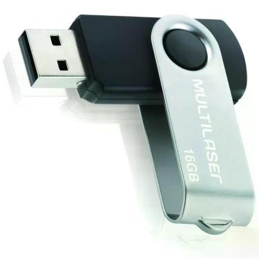 Imagem de Pendrive 16Gb Multilaser Pd588 Músicas Fotos Vídeos Arquivo