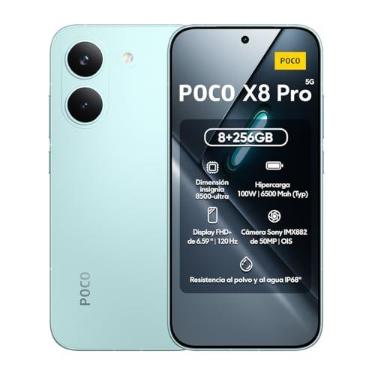 Imagem de Xiaomi Smartphone Poco X8 Pro 256GB / 8GB Ram MINT GREEN (Verde) Global com NFC