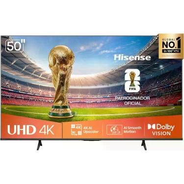 Imagem de Hisense Smart TV 4K 50/55 Polegadas A6NV com Dolby Vision, HDR10, HLG,