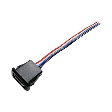 Imagem de Conector De Porta De Carregamento USB 2.0 2 Pinos 4 Pinos Jack De Ener