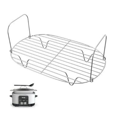 Imagem de DENEBORE Rack de vapor e assado compatível com Ninja Foodi Possible Cooker Pro 8,5 litros - ajuste personalizado MC1000, MC1001, MC1010 Series Ninja Slow Cooker Crockpot - Acessórios multicooker