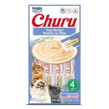 Imagem de Churu Petisco Para Gato Sabor Atum 4 Tubos de 14g