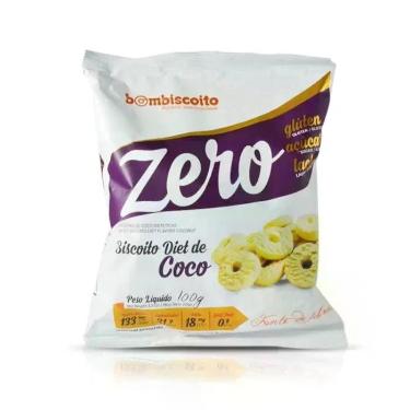Imagem de Biscoito Zero Lactose Coco BomBiscoito Diet 100g