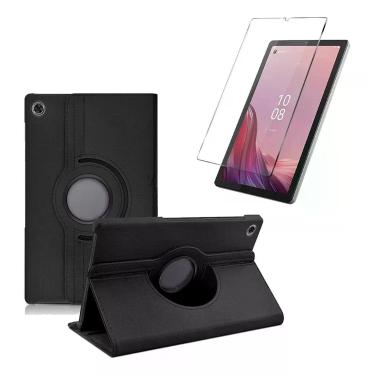 Imagem de Capa Giratória 360º Para Tablet Lenovo Tab M9 + Película - Universal, 