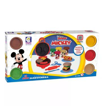 Imagem de Sanduicheira com Massinha do Mickey Brinquedo Cotiplás - 2684 - Cotipl
