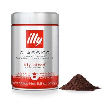 Imagem de Illy Café Torrado e Moído Clássico Para Cafeteiras Mokas - 250g