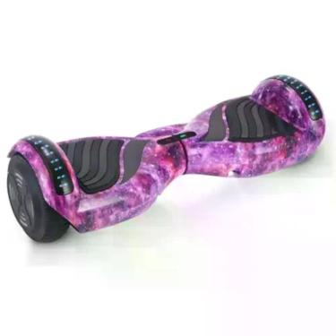 Imagem de Hoverboard Rosa Galáxia Skate Elétrico Com Estabilidade Segura Para Me