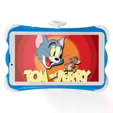 Imagem de Tablet Infantil 64GB Android 13 4GB RAM Quadcore, Câmera 4MP, WiFi, Y