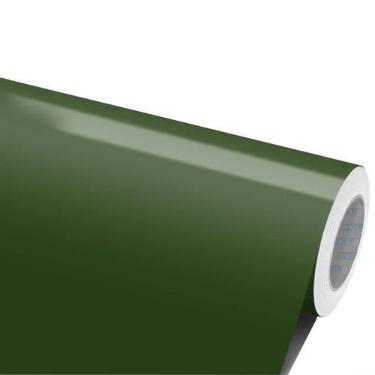 Imagem de Adesivo Geladeira Fogão Móveis Armário Box Verde Escuro 1m - Jhow Ades
