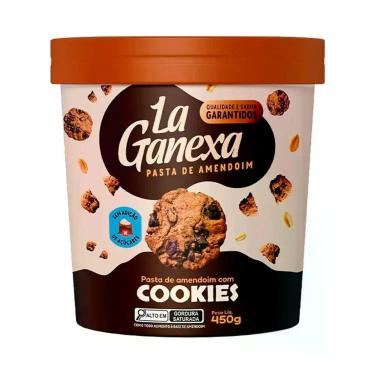 Imagem de Pasta de Amendoim com Whey Protein 450g Sabor Cookies and Cream La Gan