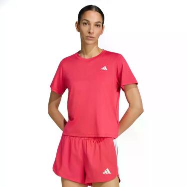 Imagem de Camiseta Feminina Adidas Workout Essentials Climacool, Rosa, M