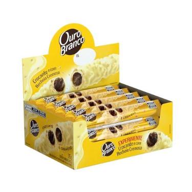 Imagem de Ouro Branco - Stick Wafer Recheado pacote com 15 unidades de 25g