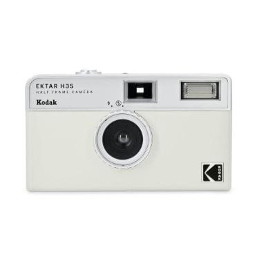 Imagem de Câmera Analógica de Meio Quadro Kodak Ektar H35, 35 mm, Off-white | Reutilizável, Sem Foco, Leve, Fácil de Usar, Filme e Bateria AAA Não Incluídos