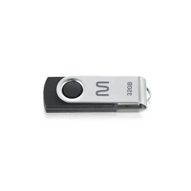 Imagem de Pen Drive Twist 32GB USB Leitura 10MB/s e Gravação 3MB/s Preto Multilaser - PD589 PD589
