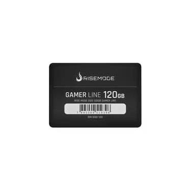 Imagem de SSD Rise Mode Gamer Line, 120GB, 2.5", SATA III, Leitura: 530 MB/s, Gravação: 520 MB/s, Preto - RM-SSD-120