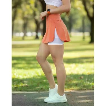Imagem de Shorts Saia Fitness Selene Feminino Uv50 Academia Treino Fitness, GG, 