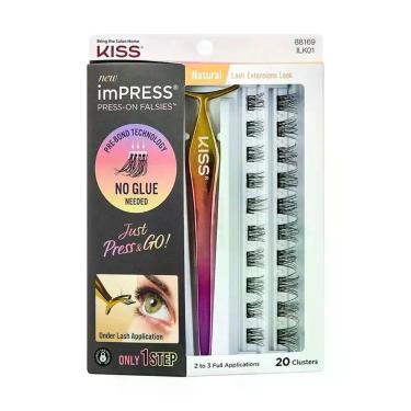 Imagem de Cílios postiços impress press-on falsies natural kiss new york ilk01b