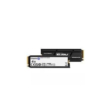 Imagem de SSD Kingston FURY Renegade, 4TB, M.2 2280, PCIe 4.0 x4, NVMe, Leitura: 7300 MB/s, Gravação: 7000 MB/s, Preto - SFYRDK/4000G