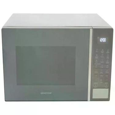 Imagem de Microondas Brastemp 32L Menu Gourmet BMS46AR Inox Espelhado 110V, Cinz