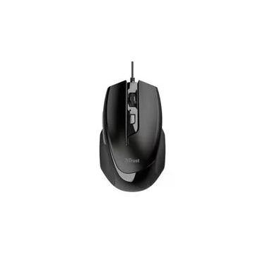 Imagem de Mouse Trust Voca, Design Confortável, 6 Botões, 2400 DPI, USB, Preto - 23650