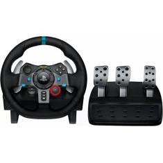 Volante Gamer Logitech G29 Driving Force com Pedais PS5 PS4 PS3 PC For Volante Gamer Logitech G29 Driving Force com Pedais PS5 PS4 PS3 PC For