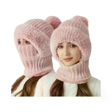 Imagem de Gorro De Inverno Quente Com Forro De Lã E Protetores De Orelha, Conjun
