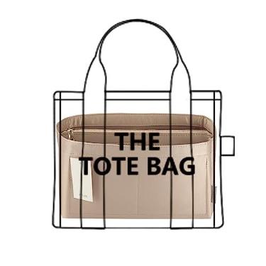 Imagem de ZTUJO Organizador de Bolsa para Bolsas Neverfull MM, Speedy, Louis Vuitton e Mais - Bege Sedoso, Grande