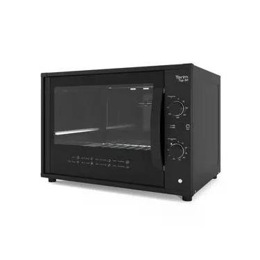 Imagem de Forno Elétrico de Bancada Terim Top 60 Black 60L 1750W com Grill e Luz Interna Preto 220V